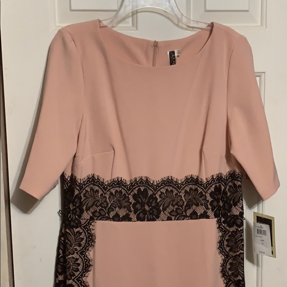 Brand new light pink business dress